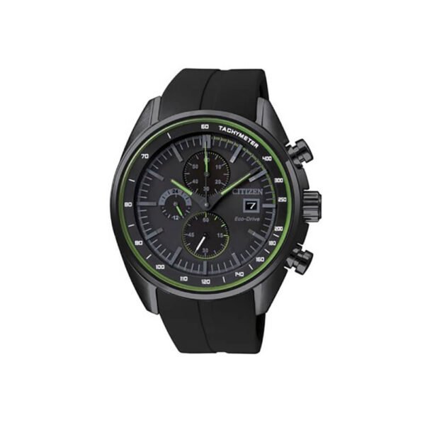 Orologio Cronografo Citizen Eco Drive da Uomo in Acciaio e Silicone - Chrono - CA0595-03E