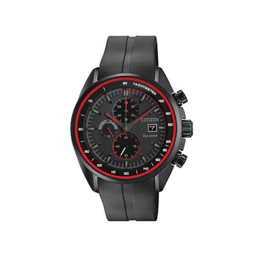 Orologio Cronografo Citizen Eco Drive da Uomo in Acciaio e Silicone - Chrono - CA0595-03F
