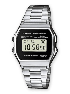 Orologio Cronografo Digitale Casio Unisex in Acciaio - A158WEA-1EF