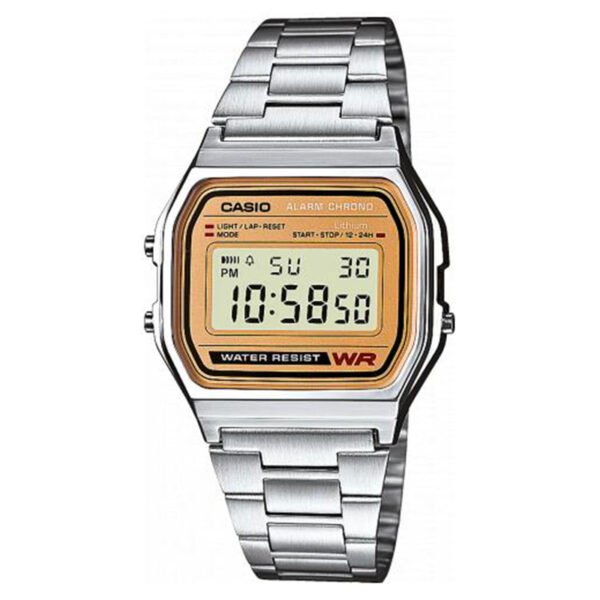 Orologio Cronografo Digitale Casio Unisex in Acciaio - A158WEA-9EF Orologio Cronografo Digitale Casio Unisex in Acciaio - A158WEA-9EF