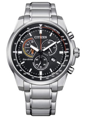 Orologio Cronografo Eco Drive Citizen in Acciaio - Crono Active - AT1190-87E