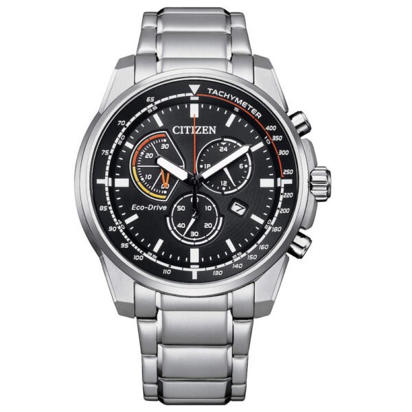 Orologio Cronografo Eco Drive Citizen in Acciaio - Crono Active - AT1190-87E