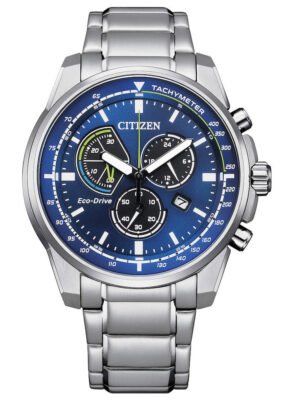 Orologio Cronografo Eco Drive Citizen in Acciaio - Crono Active - AT1190-87L