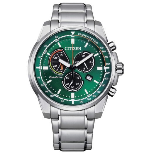 Orologio Cronografo Eco Drive Citizen in Acciaio - Crono Active - AT1190-87X