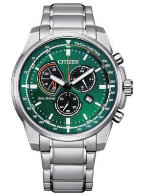 Orologio Cronografo Eco Drive Citizen in Acciaio - Crono Active - AT1190-87X