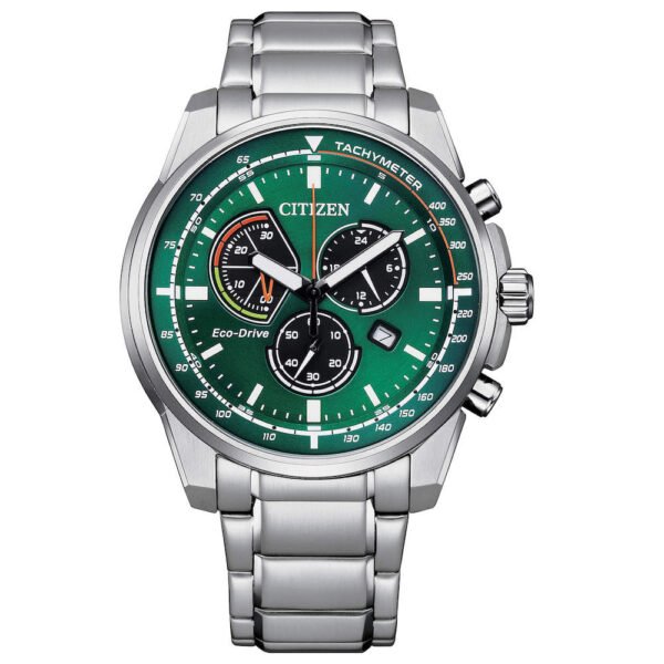 Orologio Cronografo Eco Drive Citizen in Acciaio - Crono Active - AT1190-87X