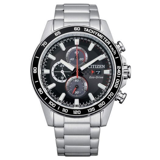 Orologio Cronografo Eco Drive Citizen in Acciaio - Crono Racing - CA0780-87E