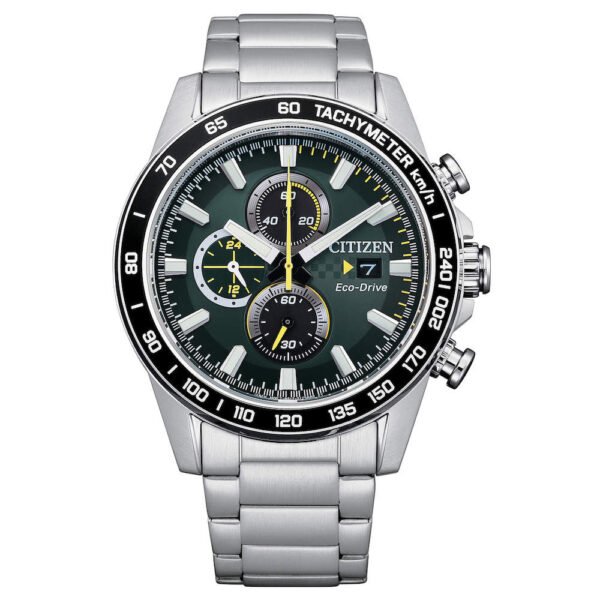 Orologio Cronografo Eco Drive Citizen in Acciaio - Crono Racing - CA0780-87X