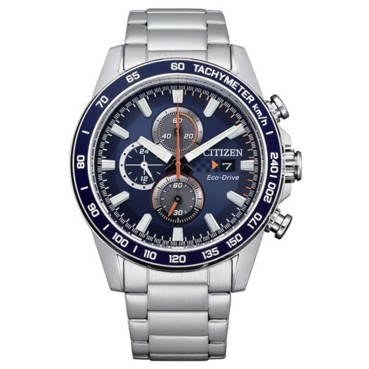Orologio Cronografo Eco Drive Citizen in Acciaio - Crono Racing - CA0781-84L