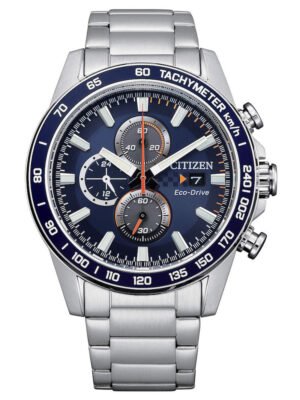Orologio Cronografo Eco Drive Citizen in Acciaio - Crono Racing - CA0781-84L