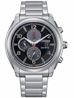 Orologio Cronografo Eco Drive Citizen in Acciaio - Crono Sport - CA0671-82E