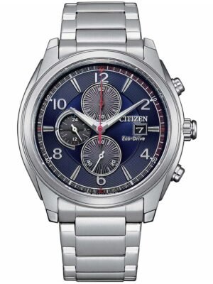 Orologio Cronografo Eco Drive Citizen in Acciaio - Crono Sport - CA0671-82L