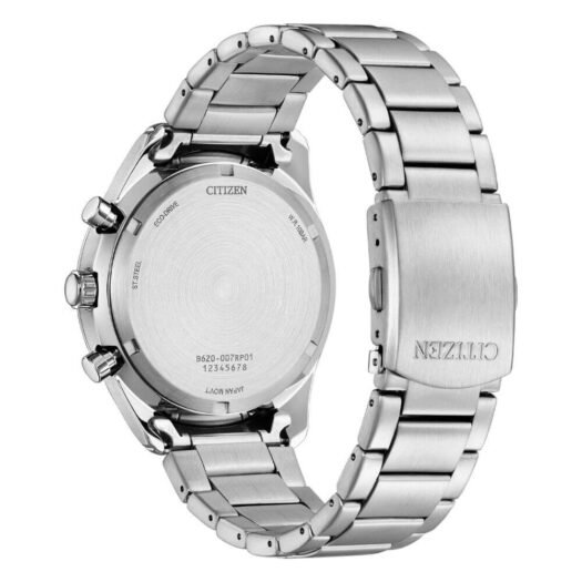 Orologio Cronografo Eco Drive Citizen in Acciaio - Rescue Crono - CA4600-89X