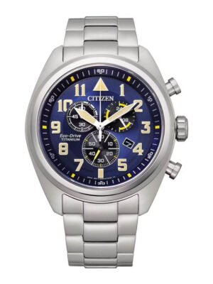 Orologio Cronografo Eco Drive Citizen in Titanio - Super Titanium - AT2480-81L