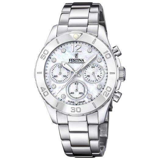 Orologio Cronografo Festina in Acciaio - Boyfriend - F20603/1