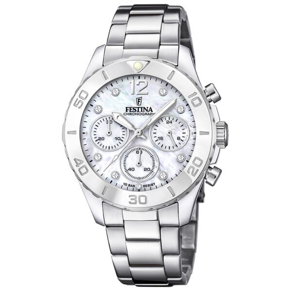 Orologio Cronografo Festina in Acciaio - Boyfriend - F20603/1