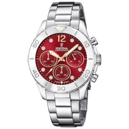 Orologio Cronografo Festina in Acciaio - Boyfriend - F20603/2