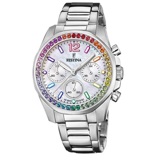 Orologio Cronografo Festina in Acciaio - Boyfriend Rainbow - F20606/2 Orologio Cronografo Festina in Acciaio - Boyfriend Rainbow - F20606/2