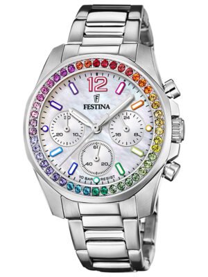 Orologio Cronografo Festina in Acciaio - Boyfriend Rainbow - F20606/2