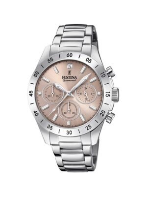 Orologio Cronografo Festina in Acciaio con Zircone - Boyfriend - F20397/3