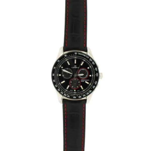 Orologio Cronografo Lorenz da Uomo in Acciaio e Pelle - 026684AA