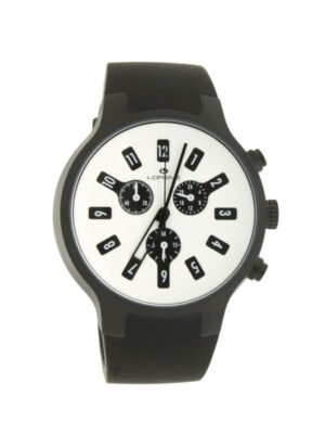 Orologio Cronografo Lorenz in Acciaio e Gomma - Iconograph - 026784AA