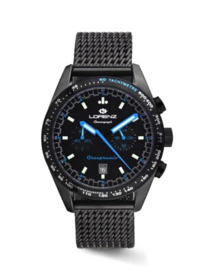 Orologio Cronografo Lorenz in Acciaio Gun Metal - Granpremio - 030251BB