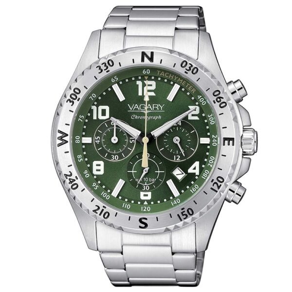 Orologio Cronografo Vagary by Citizen in Acciaio - Explore - IV4-411-41 Orologio Cronografo Vagary by Citizen in Acciaio - Explore - IV4-411-41