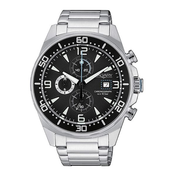 Orologio Cronografo Vagary in Acciaio - Aqua39 - VA1-013-51