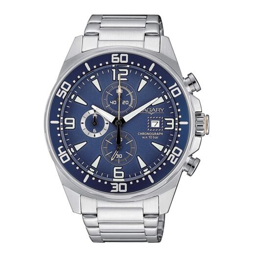 Orologio Cronografo Vagary in Acciaio - Aqua39 - VA1-013-71 Orologio Cronografo Vagary in Acciaio - Aqua39 - VA1-013-71