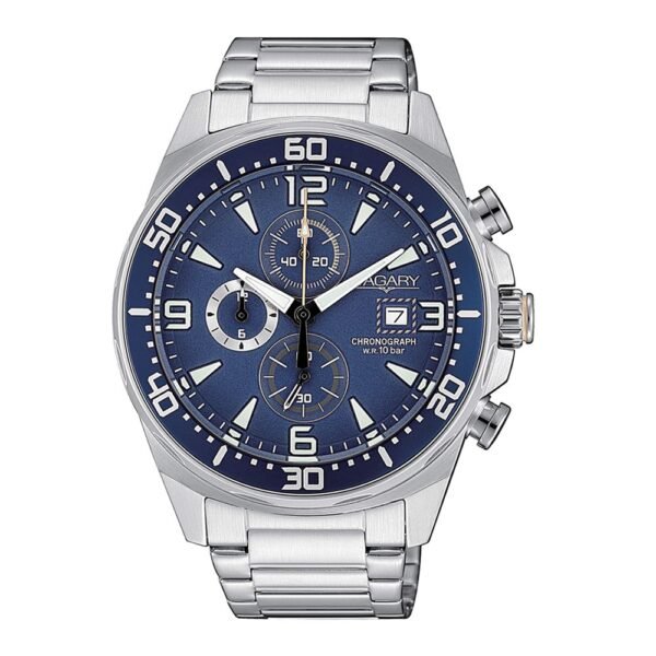 Orologio Cronografo Vagary in Acciaio - Aqua39 - VA1-013-71 Orologio Cronografo Vagary in Acciaio - Aqua39 - VA1-013-71