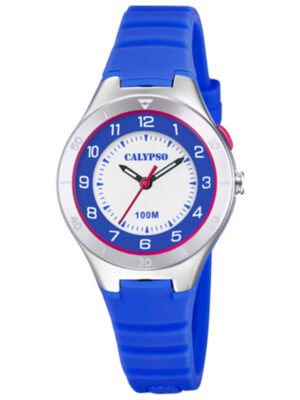 Orologio da Bambino Calypso in Gomma Azzurra e Acciaio - Junior - K5800/3
