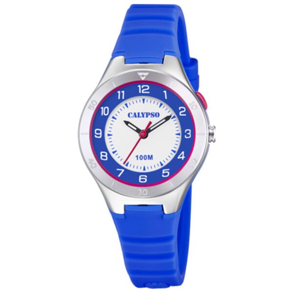 Orologio da Bambino Calypso in Gomma Azzurra e Acciaio - Junior - K5800/3 Orologio da Bambino Calypso in Gomma Azzurra e Acciaio - Junior - K5800/3