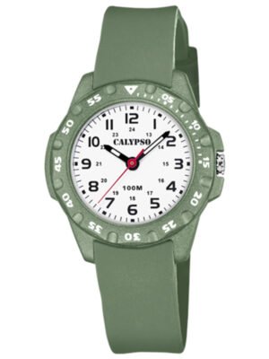 Orologio da Bambino Calypso in Gomma Verde Militare - Junior - K5821/2