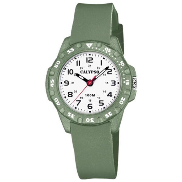 Orologio da Bambino Calypso in Gomma Verde Militare - Junior - K5821/2