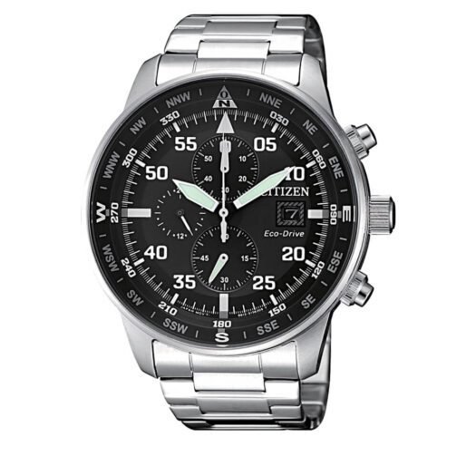 Orologio Eco Drive Citizen in Acciaio - Aviator Crono - CA0690-88E Orologio Eco Drive Citizen in Acciaio - Aviator Crono - CA0690-88E