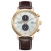 Orologio Eco Drive Citizen in Acciaio e Pelle - Classic Crono - CA7063-12A