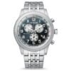 Orologio Eco Drive Cronografo Citizen in Acciaio - Crono Aviator - AT2460-89L