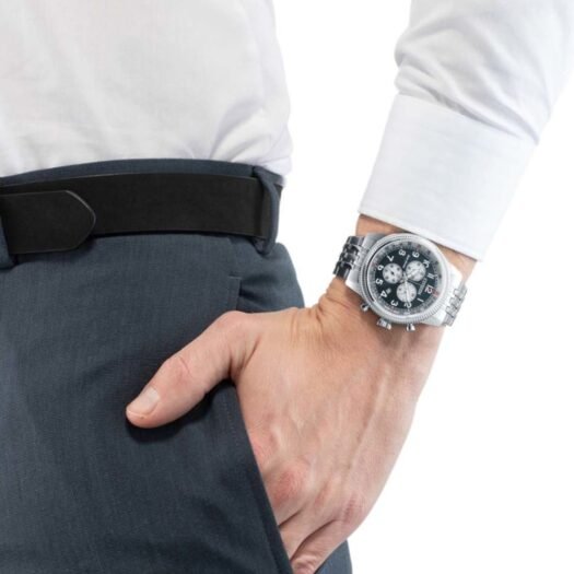 Orologio Eco Drive Cronografo Citizen in Acciaio - Crono Aviator - AT2460-89L