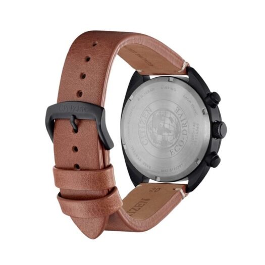 Orologio Eco Drive Cronografo Citizen in Acciaio e Pelle - Crono - CA7045-14E Orologio Eco Drive Cronografo Citizen in Acciaio e Pelle - Crono - CA7045-14E
