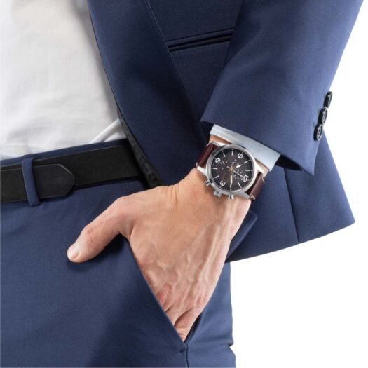 Orologio Eco Drive Cronografo Citizen in Acciaio e Pelle - Urban - CA0740-14H