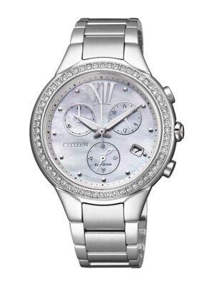 Orologio Eco Drive Cronografo Citizen in Acciaio - Lady - FB1321-56A