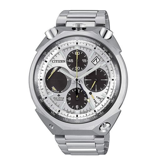 Orologio Eco Drive Cronografo Citizen in Super Titanio - Bull Head - AV0080-88A