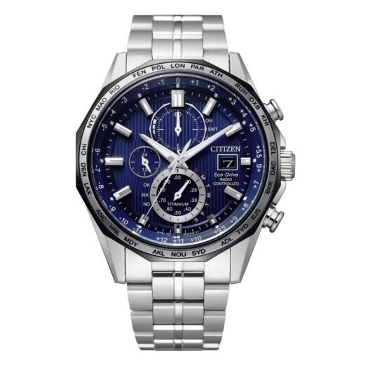 Orologio Eco Drive Cronografo Citizen in Super Titanio - H800 Radiocontrollato - AT8218-81L