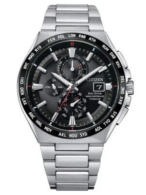 Orologio Eco Drive Cronografo Citizen in Super Titanio - H800 Sport Radiocontrollato - AT8234