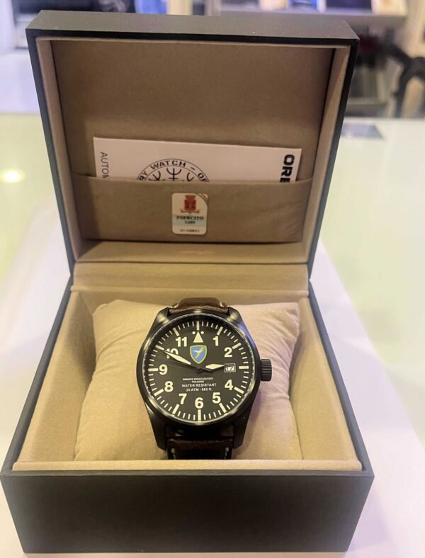 Orologio Folgore Automatico Cassa 42mm 20 atm/ 200 metri prodotto da Meccanica Grezza su Licenza Difesa e Servizi