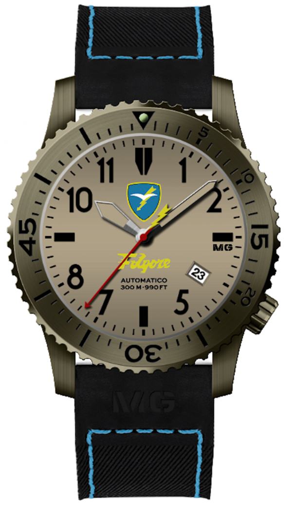 Orologio Folgore Modello Nembo Automatico Bronzo Movimento NH35 by Oreda MG Cassa 42mm Vetro Zaffiro Sub 300 Metri