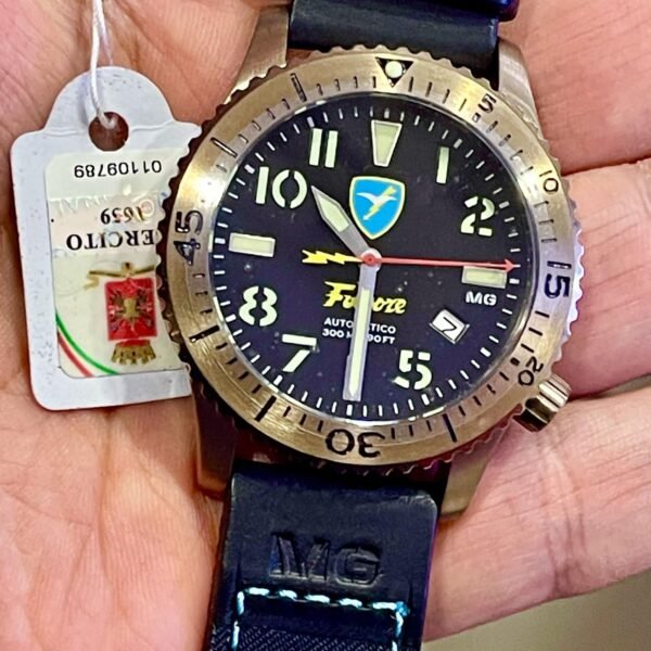 Orologio Folgore Modello Nembo Automatico Bronzo Movimento NH35 by Oreda MG Cassa 42mm Vetro Zaffiro Sub 300 Metri