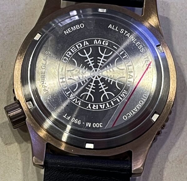 Orologio Folgore Modello Nembo Automatico Bronzo Movimento NH35 by Oreda MG Cassa 42mm Vetro Zaffiro Sub 300 Metri