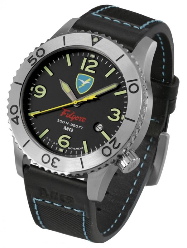 Orologio Folgore Modello Nembo Quarzo Movimento Svizzero by Oreda MG Cassa 42mm Vetro Zaffiro Sub 300 Metri